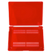 Чехол накладка Protective Plastic Case для MacBook Pro 13 (2016/18/19) A1706/A1989/A2159 Red