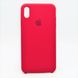 Чехол накладка Silicon Case for iPhone XS Max 6.5" Burgundy (37) Copy