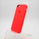 Чехол накладка Silicon Case для iPhone 5/5S/5SE Pink Orange (30) Copy