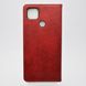 Чохол книжка Leather Fold для Xiaomi Redmi 9C Wine Red