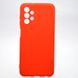 Чехол накладка Silicon Case Full Camera для Samsung A135 Galaxy A13 Red