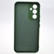 Чехол накладка Silicone case Full Camera Lakshmi для Samsung A54 5G Galaxy Dark Green/Темно-зеленый