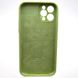 Силіконовий чохол накладка Silicon Case Full Camera для iPhone 12 Pro Mint Green