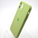 Силиконовый чехол накладка Silicon Case Full Camera для iPhone 12 Pro Mint Green