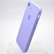 Чохол силіконовий з квадратними бортами Silicon case Full Square для iPhone 7/iPhone 8/iPhone SE 2020/2022 Dasheen/Світло-фіолетовий