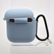 Чехол Silicon Case с микрофиброй для AirPods 1/2 Lilac