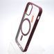 Чохол накладка з MagSafe Clear Case Magnetic для Apple iPhone 12 Pro Wine Red