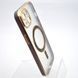 Чохол накладка з MagSafe Elegant Case для Apple iPhone 13 Blue (Black Circle)