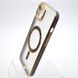Чохол накладка з MagSafe Elegant Case для Apple iPhone 13 Blue (Black Circle)