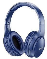 Наушники беспроводные  (Bluetooth) Hoco Mighty W40 Blue