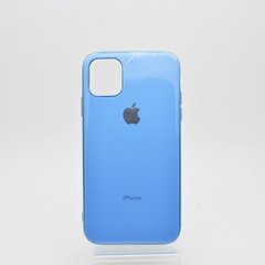 Чохол глянцевий з логотипом Glossy Silicon Case для Apple iPhone 11 Pro Blue