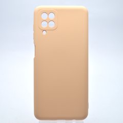 Чохол накладка Silicon Case Full Camera для Samsung A125/M125 Galaxy A12/Galaxy M12 Pink Sand