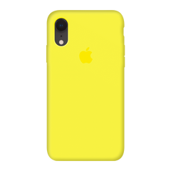 Чохол накладка Silicone Case Full Cover для iPhone Xr Жовтий