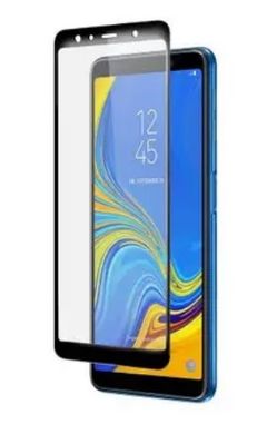 Захисне скло 21D for Samsung A750 Galaxy A7 (2018) (0.1mm) Black тех. пакет