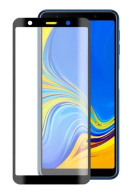 Защитное стекло 21D for Samsung A750 Galaxy A7 (2018) (0.1mm) Black тех. пакет