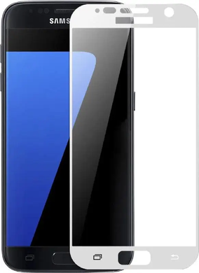 Защитное стекло Silk Screen для Samsung G930 Galaxy S7 (0.33mm) White тех. пакет