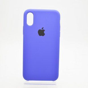 Чохол накладка Silicon Case для iPhone X / iPhone XS 5,8" Shiny Blue