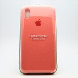 Чехол накладка Silicon Case для iPhone XS Max 6.5" Pink (06) (C)