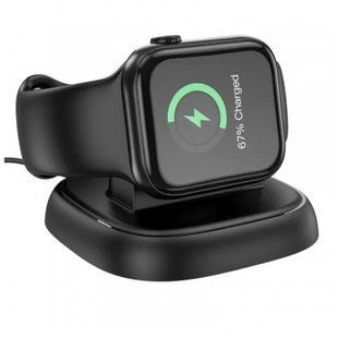 Беспроводная зарядка Apple Watch Magnetic Hoco CW44 Черный