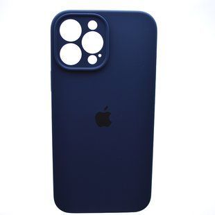Силіконовий чохол накладка Silicon Case Full Camera для iPhone 13 Pro Max Deep Sea Blue