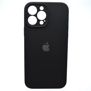 Силіконовий чохол накладка Silicon Case Full Camera для iPhone 13 Pro Max Black