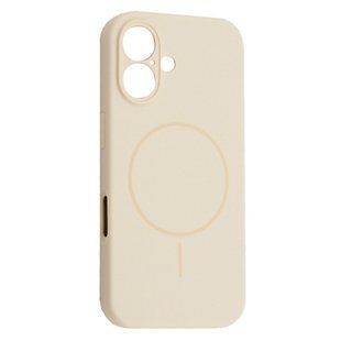 Чохол накладка Silicon Case Slim MagSafe Full Camera для Apple iPhone 16 Antique white