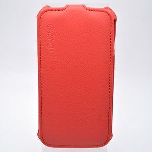 Чохол книжка (фліп) Brum Exclusive для Samsung i9500 Galaxy S4 Червоний