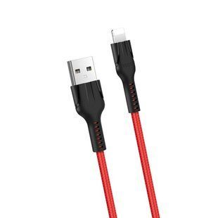 Кабель Hoco U31 Benay MicroUSB 2.4A 1m Червоний
