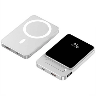 Зовнішній акумулятор Power Bank A77 MagSafe 22.5W 10000mAh Silver