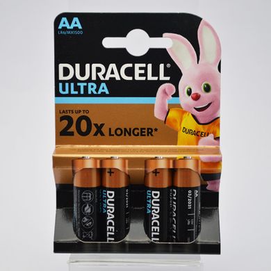 Батарейка Duracell Ultra MX1500 LR6 size AA 1.5V (1 штука)