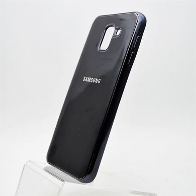Чохол глянцевий з логотипом Glossy Silicon Case для Samsung J600 Galaxy J6 2018 Black