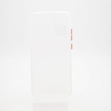Чохол з напівпрозорою задньою кришкою Matte Color Case TPU для Samsung Galaxy A025F Galaxy A02s White