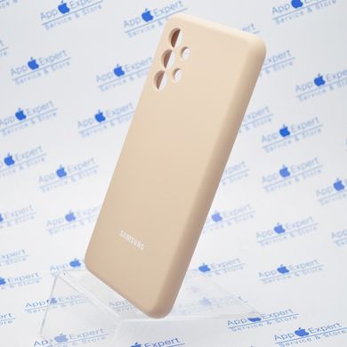 Чехол накладка Full Silicon Cover для Samsung A325 Galaxy A32 Pink Sand