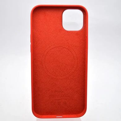 Чохол накладка для iPhone 14 Plus (6.7) Silicone Case with MagSafe (PRODUCT) RED