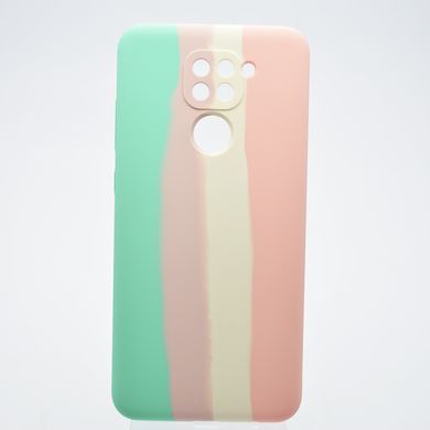Чохол з райдужним дизайном Silicon Case Rainbow для Xiaomi Redmi Note 9 №4