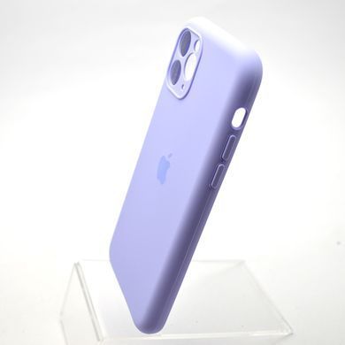 Силиконовый чехол накладка Silicon Case Full Camera для iPhone 11 Pro Lilac
