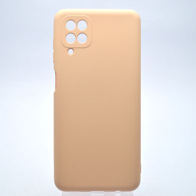Чехол накладка Silicon Case Full Camera для Samsung A125/M125 Galaxy A12/Galaxy M12 Pink Sand