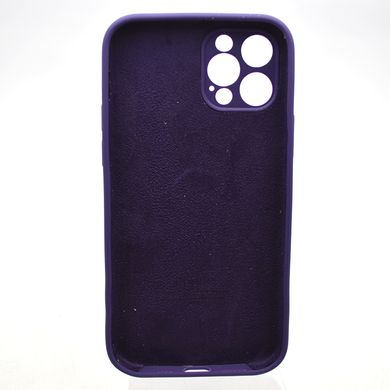 Силиконовый чехол накладка Silicon Case Full Camera для iPhone 12 Pro Amethyst