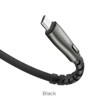 Кабель Hoco U58 Core charging data cable MicroUSB 2.4A 1.2m Чорний