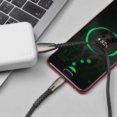 Кабель Hoco U58 Core charging data cable MicroUSB 2.4A 1.2m Черный