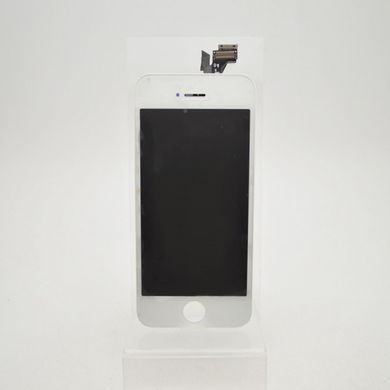 LCD дисплей (экран) для iPhone 5 с тачскрином White Refurbished
