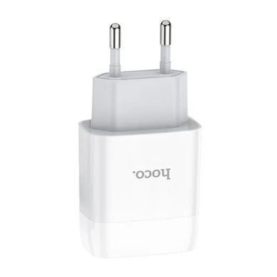 Мережевий зарядний пристрій Hoco C73A 2USB 2.4A White (Білий)
