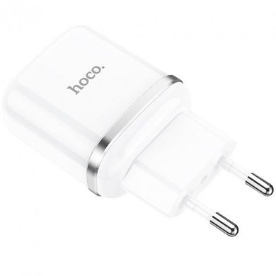 Зарядний пристрій для телефону мережевий (адаптер) Hoco N3 Special 1xUSB 3A QC3.0 White