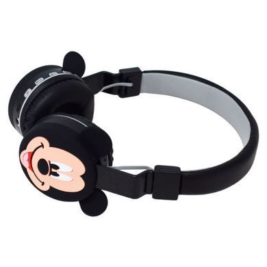 Детские беспроводные наушники в форме Mickey Mouse Bluetooth AH-806L (Черный)