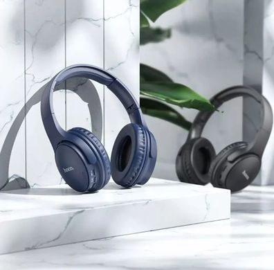 Навушники бездротові (Bluetooth) Hoco Mighty W40 Blue