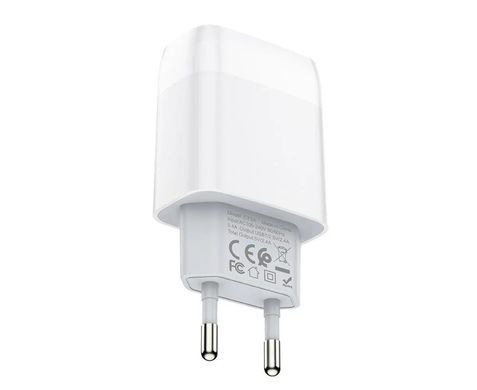 Мережевий зарядний пристрій Hoco C73A 2USB 2.4A White (Білий)