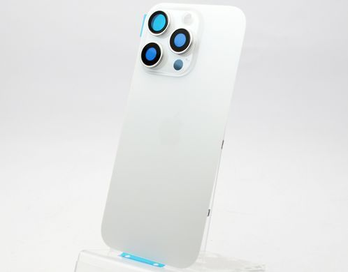 Задня кришка зі склом камери Apple iPhone 16 Pro White Titanium Original (Білий титан)