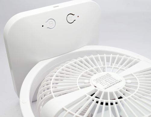 Портативний вентилятор настільний S30 Double Coolness 3000 mAh White (Білий)