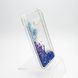 Чохол силіконовий з глітером Glitter Water для Samsung A320 Galaxy A3 2017 Blue
