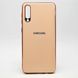 Чохол глянцевий з логотипом Glossy Silicon Case для Samsung A505 Galaxy A50 Pink